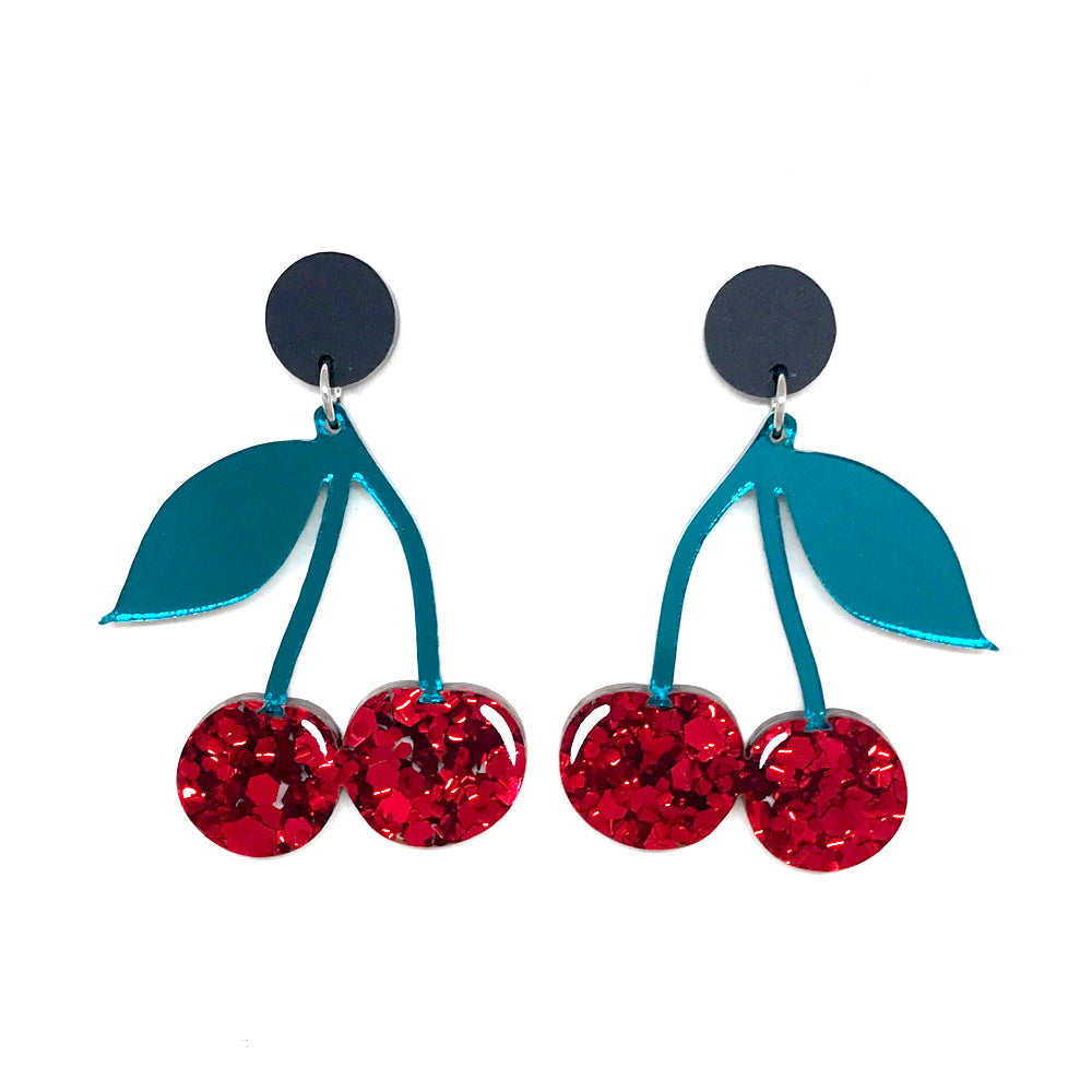Cherry Earrings Snafu Design